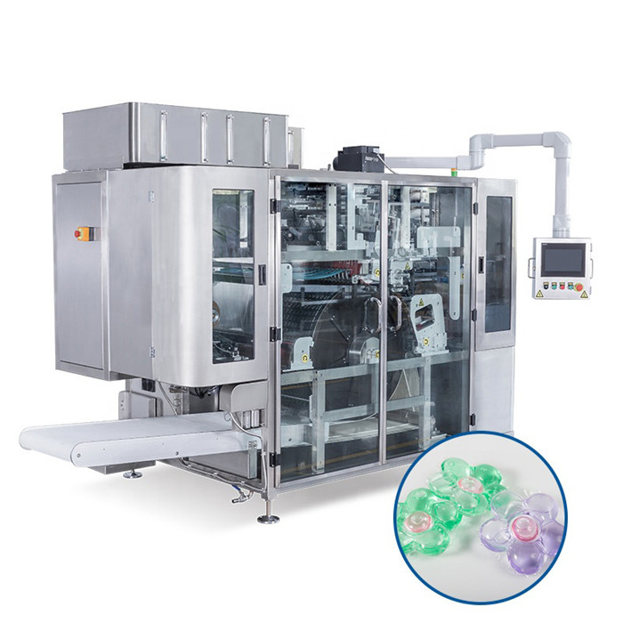 Smalll dose products packaging machine auto detergent pods capsule packing machine